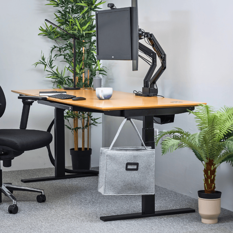 ErgoDock K62 | Dual Monitor Arm with Docking Station Ireland | kos.ie